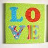 Love Fabric Wall Decoratio..