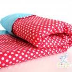 Red Polka Dot Baby Blanket