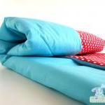 Red Polka Dot Baby Blanket