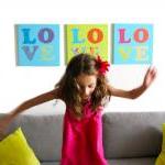 LOVE Fabric Wall Decoration..